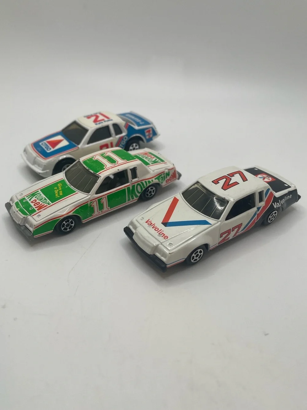 Three vintage  1:64 scale ERTL 1980’s stock cars